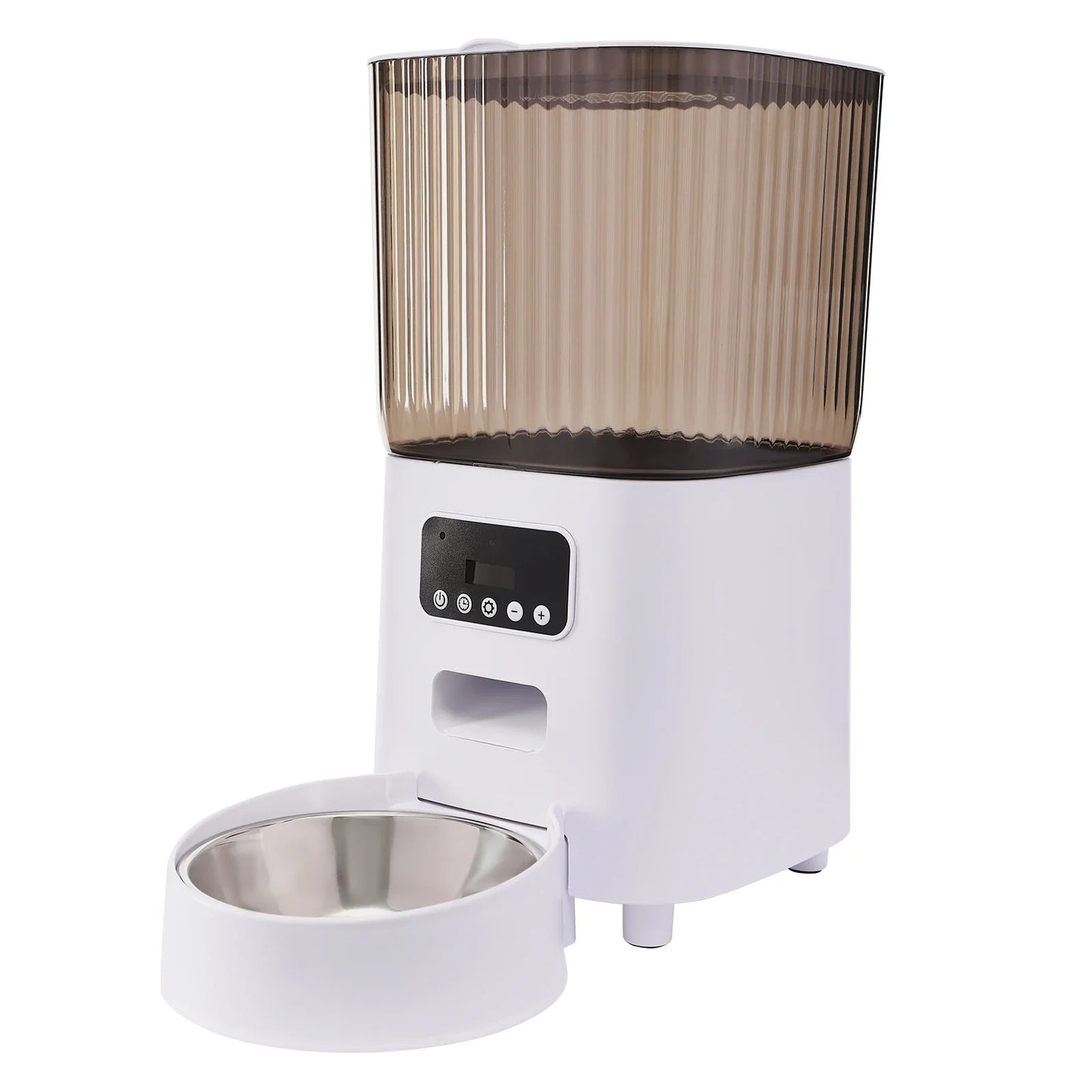 5L Intelligent Automatic Cat Food Dispenser, Timed Feeder for 9 Meals