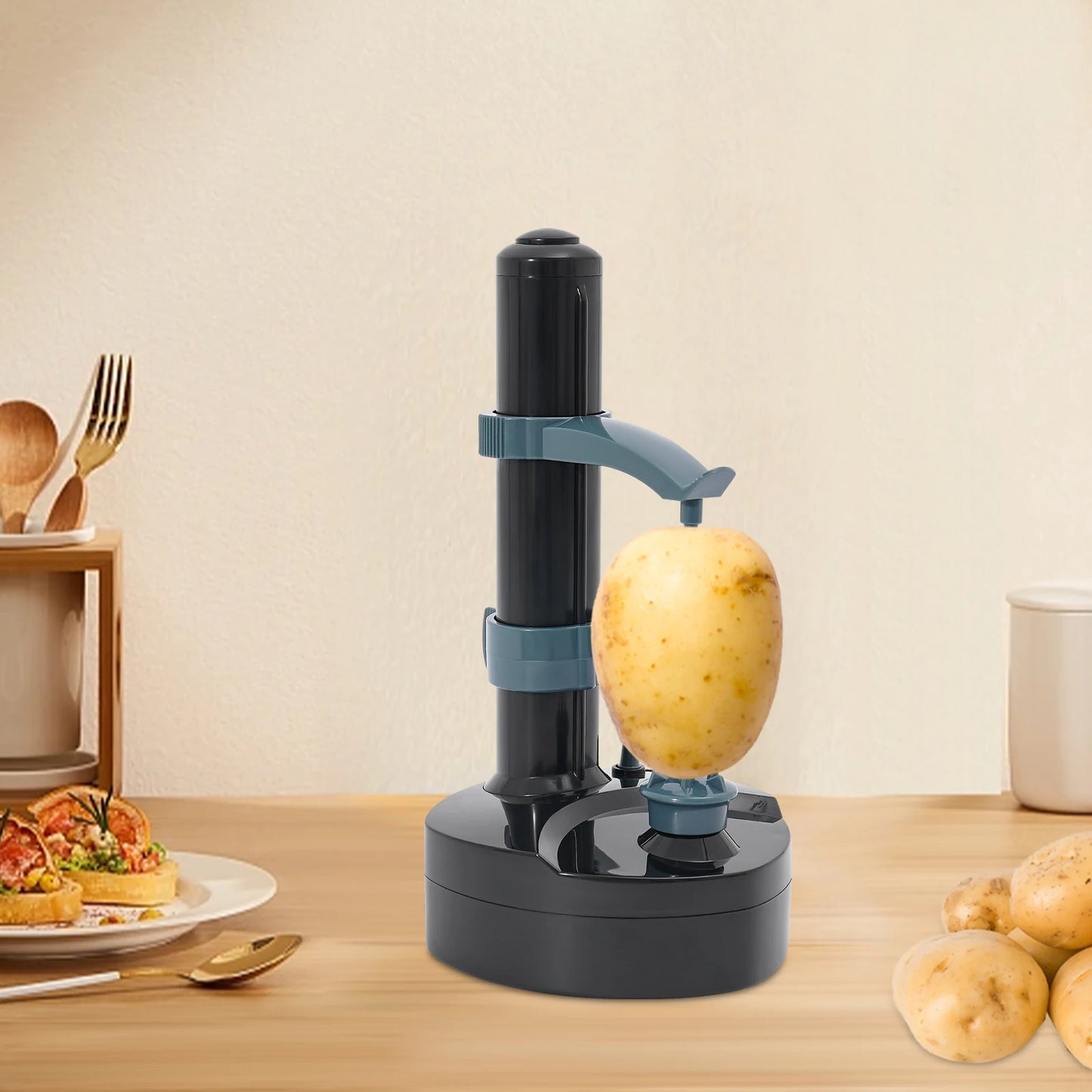 Electric Fruit & Potato Peeler Machine for Kitchen, Automatic Peeling Tool