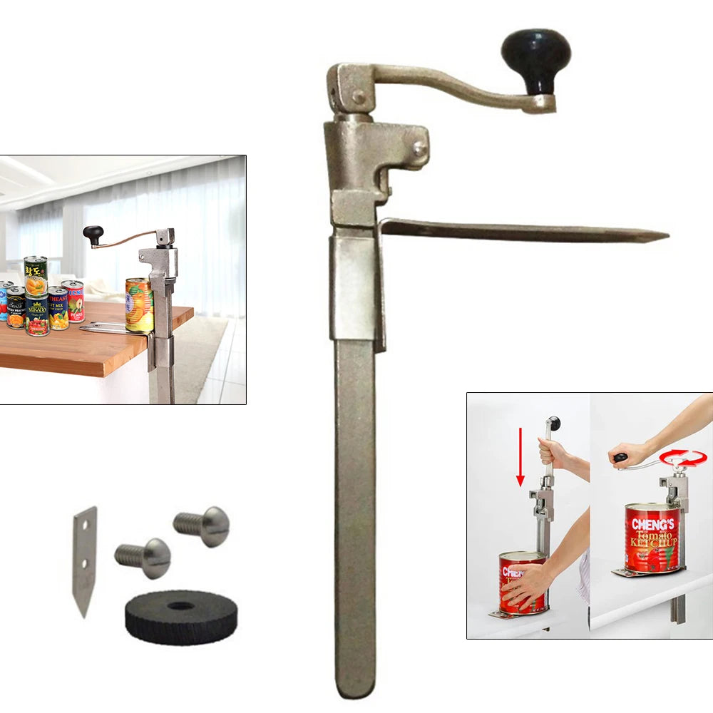 Heavy-Duty 11" Can Opener – Commercial Kitchen Tool, 3.5KG Capacity