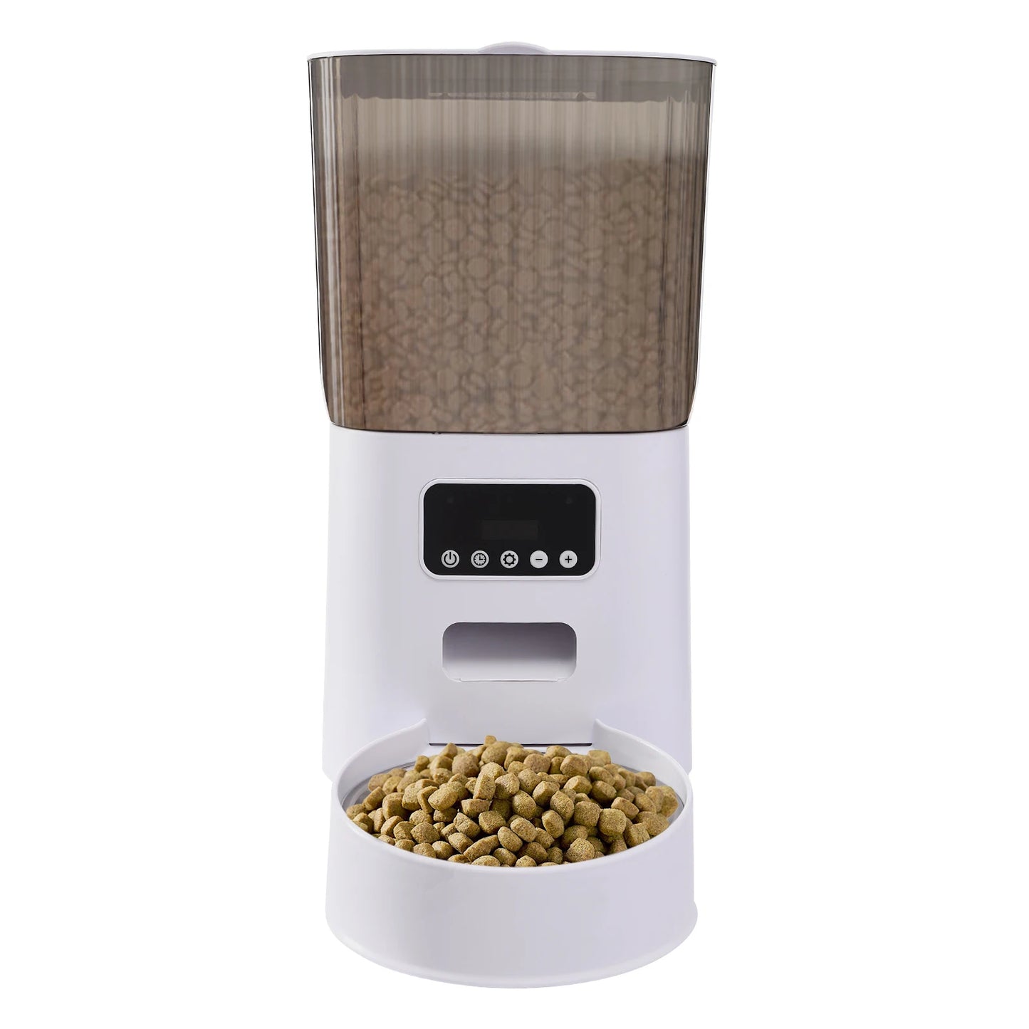 5L Intelligent Automatic Cat Food Dispenser, Timed Feeder for 9 Meals