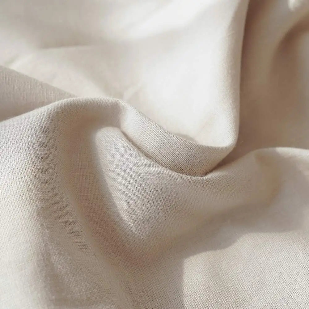 Simple Opulence Linen Fitted Sheet – 14" Deep Pocket, Soft, Breathable Cotton