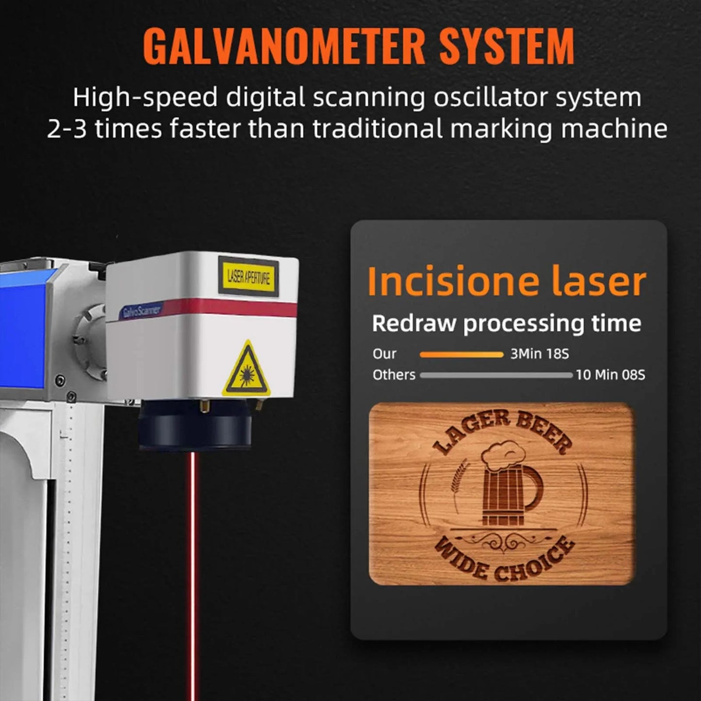 VEVOR 30W/50W Laser Engraver for Metal, Jewelry & Ring Marking Machine