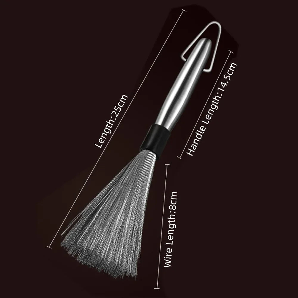 Stainless Steel Pot Brush Household Wire Cleaning Brush Kitchen Tool
