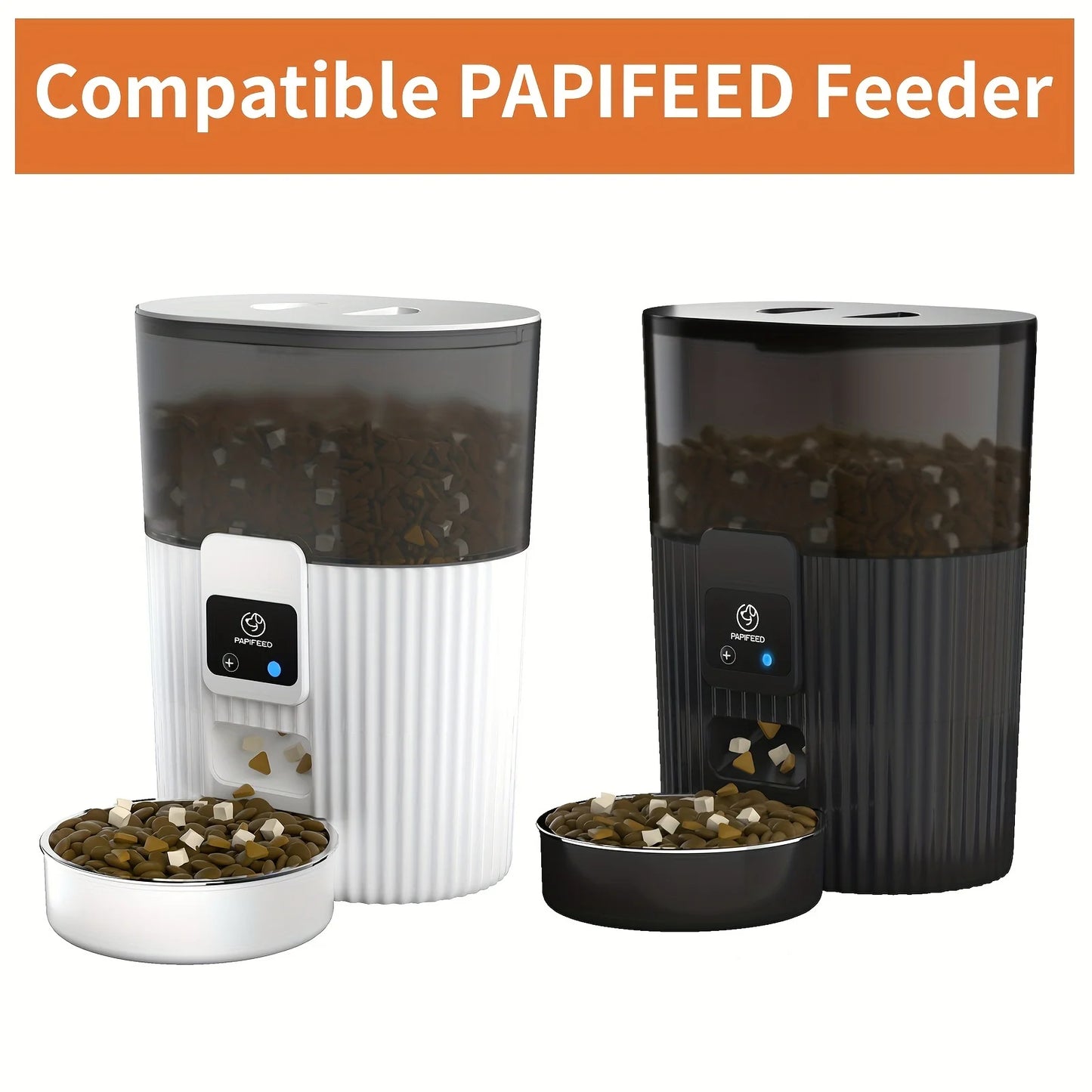 PAPIFEED Automatic Cat & Dog Feeder, WiFi Remote Smart Pet Food Dispenser