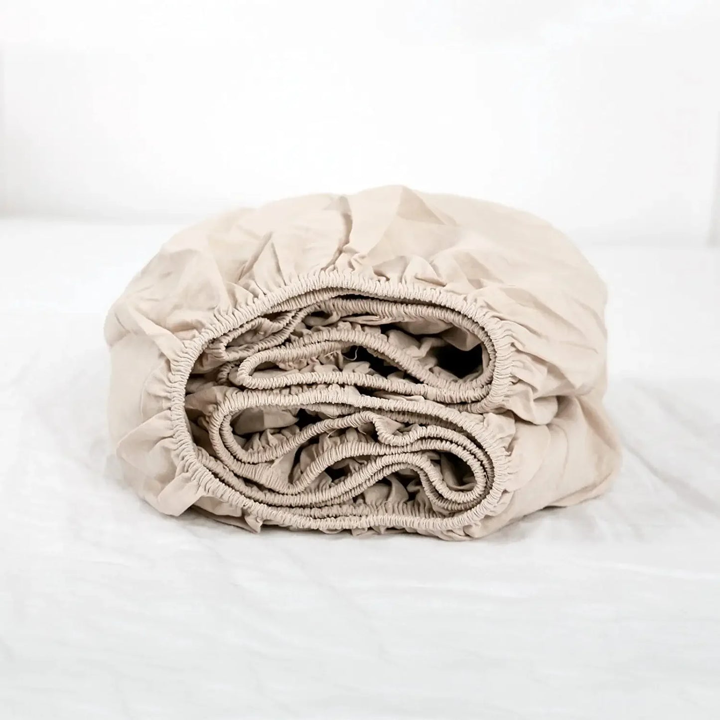 Simple Opulence Linen Fitted Sheet – 14" Deep Pocket, Soft, Breathable Cotton