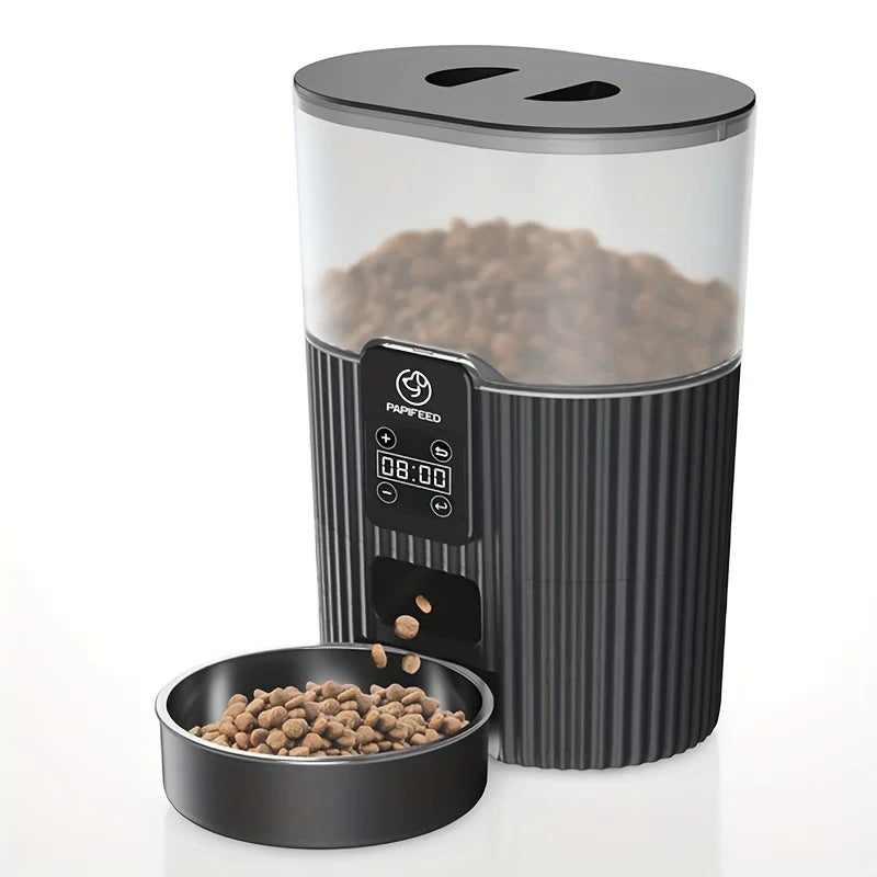 PAPIFEED Automatic Cat & Dog Feeder, WiFi Remote Smart Pet Food Dispenser