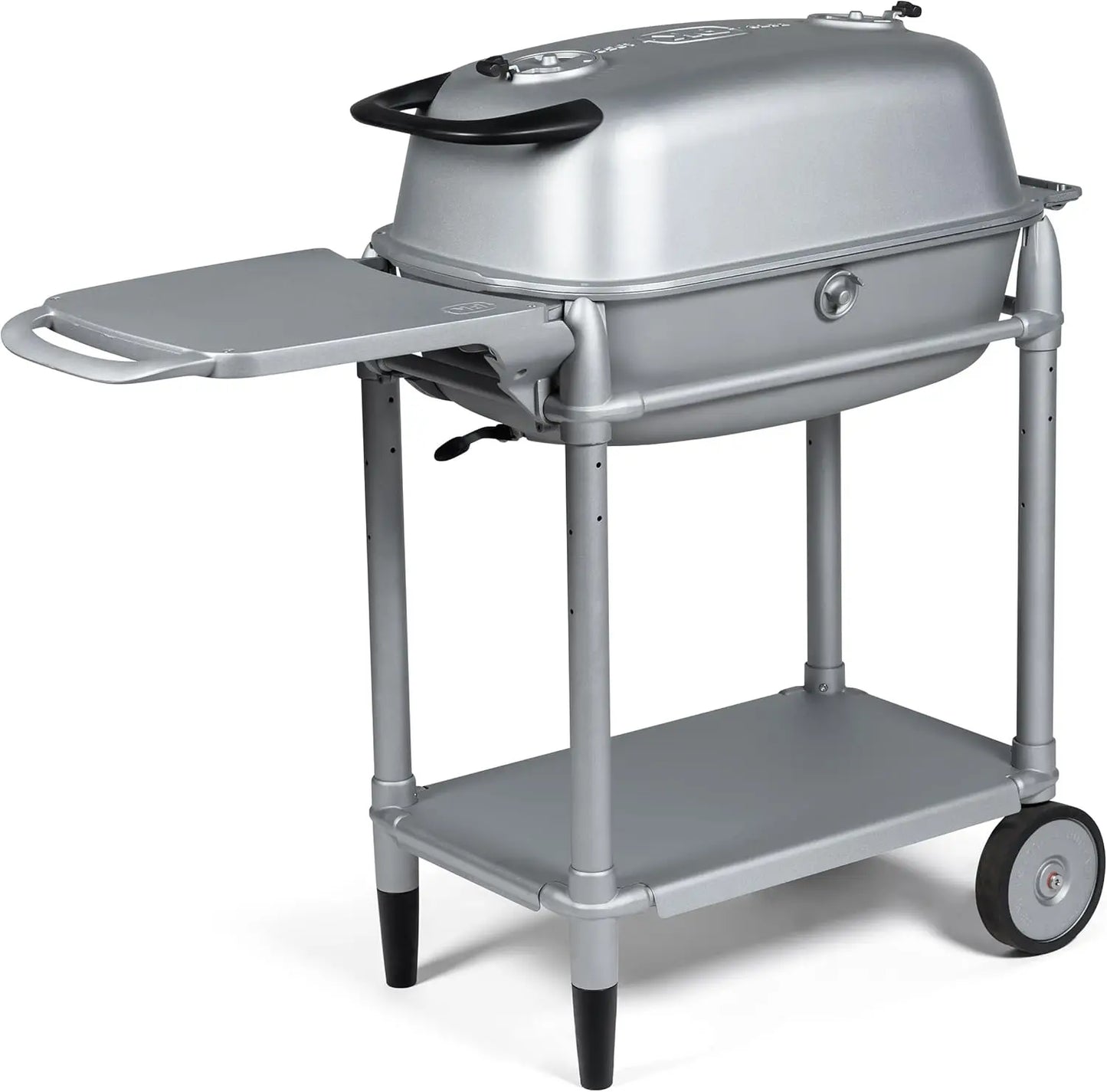 Portable Charcoal BBQ Grill & Smoker – Aluminum Outdoor Cooking for Camping & Backyard