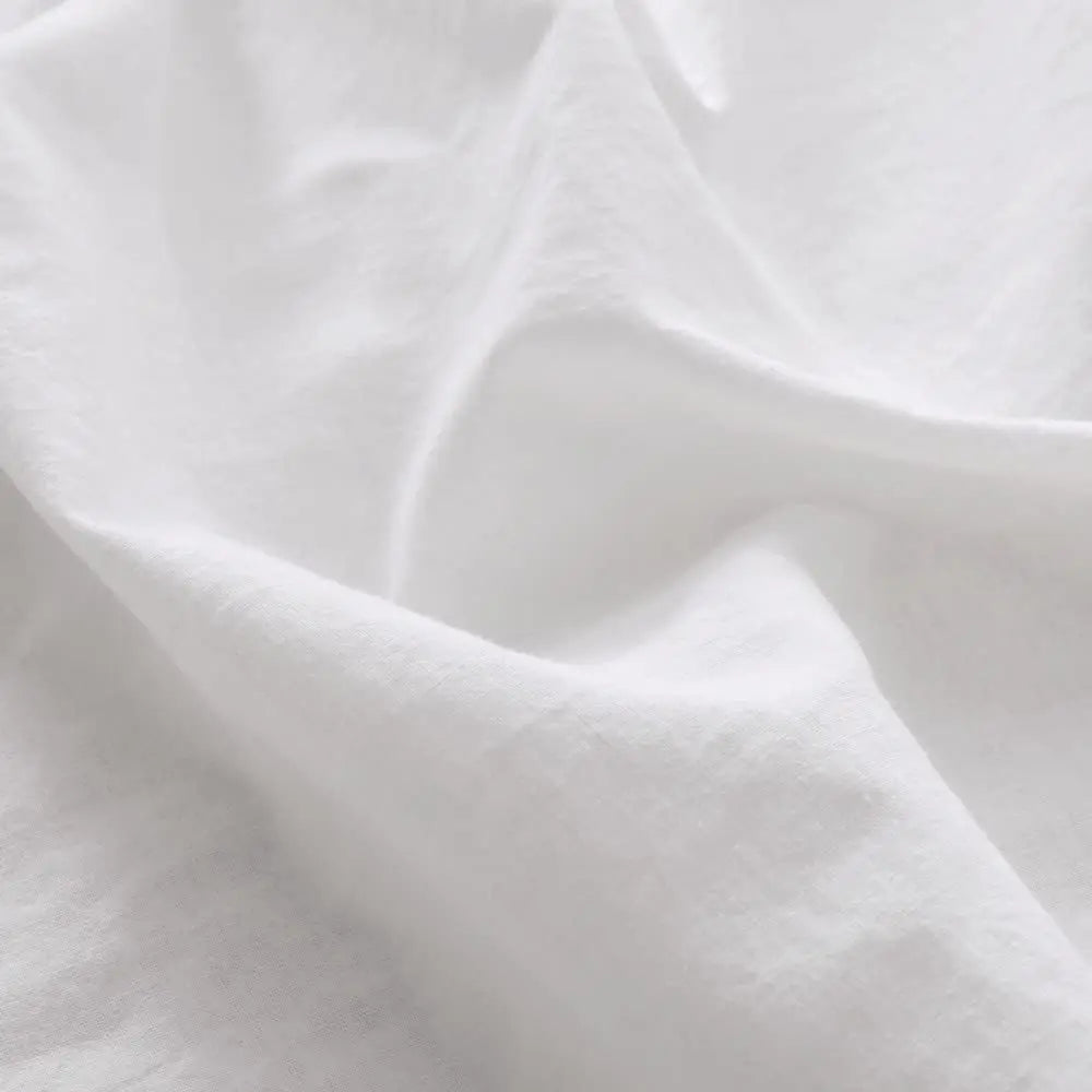 Simple Opulence Linen Fitted Sheet – 14" Deep Pocket, Soft, Breathable Cotton