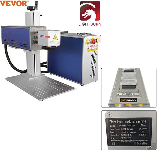 VEVOR 30W/50W Laser Engraver for Metal, Jewelry & Ring Marking Machine