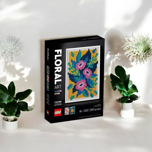 LEGO 31207 Flower Art 3-in-1 Wall Decor Set – Great Gift for Adults